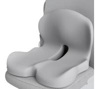 Coussin de siège en mousse à mémoire de forme pour chaise de voiture et de bureau, soutien dorsal ergonomique pour soulager la douleur du coccyx, coussin confortable et de soutien pour une utilisation