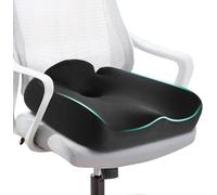 Coussin de siège en mousse à mémoire de forme pour soulager la douleur du coccyx, coussin de chaise de bureau pour coccyx, sciatique et soulagement de la pression - Grands coussins de chaise pour