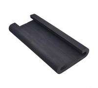 Coussin de siège en mousse EVA en forme de U pour canoës dragon, bateau, rembourrage doux antidérapant pour sports nautiques, compétitions d'entraînement (noir)