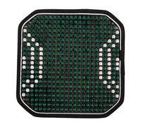 Coussin de Siège en Perles de Bois Vert, Tapis D'été Ventilé pour Camion | Effet Massant, Protection D’assise Résistante à L’usure, Usage Fauteuil de Bureau