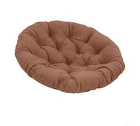 Coussin de siège en polyester doux pour panier suspendu à bascule et chaise papaye Forme ronde avec soulagement de la pression pour salon et jardin (E)