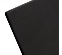 Coussin de siège épais imperméable et lavable pour extérieur, jardin et intérieur, noir, 180 x 35 cm, coussin de canapé confortable pour bancs et rebord de fenêtre