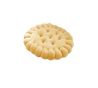 Coussin de siège épais pour bureau, maison, salle à manger, tapis de méditation confortable pour personnes âgées et adultes (1 pièce, rond, jaune)