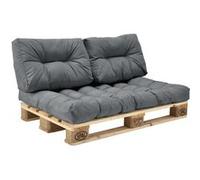 Coussin de siège et Coussin de dossier gris clair - type 1 Gris G