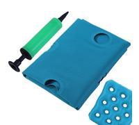 Coussin de siège exploser, Coussin Gonflable du siège | Tampon de siège Portable avec Pompe à air | Tafle de Gaufre Gonflable Confortable, Tapis Respirant léger pour Stade, Voiture