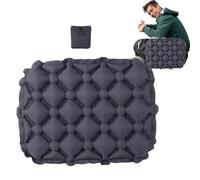 Coussin de siège gonflable - Coussin d'assise léger rempli d'air, ergonomique, portable, confortable, long | Coussin de chaise imperméable avec sac de rangement pour avion, stade, blanchisseurs