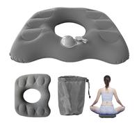 Coussin de siège gonflable orthopédique : coussin donut, coussin d'assise hémorroïdes gonflable, coussin de siège orthopédique, chaise de bureau, coussin coccyx pour escarres, sciatique, hémorroïdes