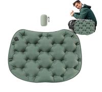 Coussin de siège gonflable pour avion - Coussin d'assise pour vols longue distance | Coussin de siège pliable pour terrasse, camion, pique-nique, bureau, chaise de randonnée