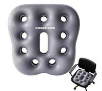 Coussin de siège gonflable - Support léger, cousin de chaise portable rempli d'air, coussin de siège pliable compact | Convient pour le travail de bureau, les études, longs voyages, les événement