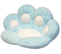 Coussin de SièGe Moelleux et Confortable en Forme de Patte d'ours GéAnt, IdéAl pour Se DéTendre Au Sol ou sur Un Canapé(Blue A)
