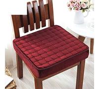 Coussin de siège orthopédique épais en mousse à mémoire de forme pour personnes âgées, housse en peluche antidérapante pour chaise de cuisine, fauteuil roulant, voiture, lavable