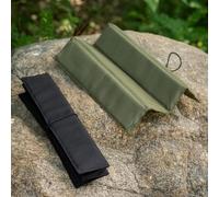 Coussin de siège pliable compact avec couche imperméable en polyéthylène et base antidérapante pour les aventures en plein air (marron)