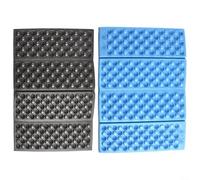 Coussin de siège portable en mousse avec design pliable et résistant à l'humidité pour stade et blanchisseur, convient pour les fans de football (bleu)