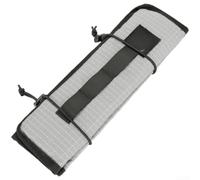 Coussin de siège portable pliable en tissu Oxford imperméable avec fond antidérapant et crochet de suspension pour camping, randonnée, pique-nique et activités de plein air (gris)