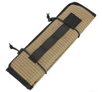 Coussin de siège portable pliable en tissu Oxford imperméable avec fond antidérapant et crochet de suspension pour camping, randonnée, pique-nique et activités de plein air (jaune)