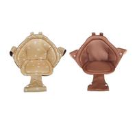 Coussin de siège pour bébé multi-usage en tissu polyester, design simple côté/double face, coussin de siège compact pour voyage, famille, coussin respirant pour poussettes