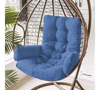 Coussin de siège pour panier suspendu pour chaise en forme d'œuf d'extérieur, coussin de dossier nid épais pour balancelle de jardin, chaise de hamac confortable, design durable