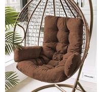 Coussin de siège pour panier suspendu pour chaise en forme d'œuf d'extérieur, coussin de dossier nid épais pour balancelle de jardin, chaise de hamac confortable, design durable