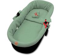 Coussin De Siège Pour Poussette Bébé - Housse De Nacelle Habillage Couffin O Réducteur Chaise Haute Accessoires 3 Pièces Avec Insert Et Oreiller Plumes