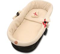 Coussin De Siège Pour Poussette Bébé - Housse De Nacelle Habillage Couffin O Réducteur Chaise Haute Accessoires 3 Pièces Avec Insert Et Oreiller Plumes
