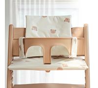 Coussin de siège pour Stokke Tripp Trapp : WIYETY Coussin de siège de chaise haute imperméable 2 pièces, coussin de siège doux amovible pour nourrissons, facile à nettoyer, facile à attacher