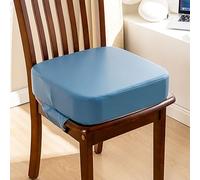Coussin de siège rehausseur en polyuréthane pour table de salle à manger, coussin rehausseur antidérapant et lavable en éponge haute densité de 9,9 cm avec ceinture de sécurité (10 cm, A)