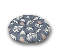 Coussin de siège rembourré en forme d'œuf pour panier suspendu chaise de jardin épais coussin de chaise rond pour salon extra large 120 × 120 cm coussin confortable