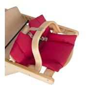 Coussin de siège rembourré en mousse dense facile à nettoyer et sûr en bois pour les randonnées en hauteur Accessoires pour un usage quotidien Accessoires pour bébé