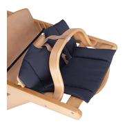 Coussin de siège rembourré en mousse dense facile à nettoyer et sûr en bois pour les randonnées en hauteur Accessoires pour un usage quotidien Accessoires pour bébé
