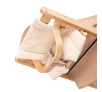 Coussin de siège rembourré en mousse dense facile à nettoyer et sûr en bois pour les randonnées hautes Accessoires pour un usage quotidien Accessoires pour bébé