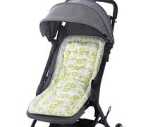 Coussin de Siège Réversible pour Poussette Coussin Réducteur Landau Coton Chaud Matelat Universel Pousette Housse de Siège Rembourrée pour Chaise Haute Couvre Siège Nacelle pour Enfant Fille Garçon