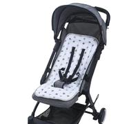 Coussin de Siège Réversible pour Poussette Coussin Réducteur Landau Coton Chaud Matelat Universel Pousette Housse de Siège Rembourrée pour Chaise Haute Couvre Siège Nacelle pour Enfant Fille Garçon