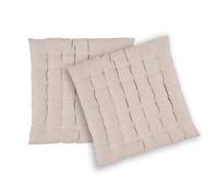 Coussin de siège Risotto, lot de 2 pad concept, 40x3x40 cm