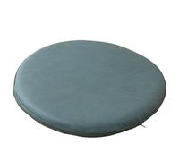 Coussin de Siege Rond avec Fermeture, Coussin de Chaise Interieur Dehoussable, Coussin Assise Memoire de Forme, Base Antidérapante pour Salle à Manger, Bureau (C 50cm/19.7in)