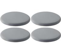 Coussin De Siège Rond En Mousse à Mémoire De Forme, Paquet De 1/2/4, Coussin De Tabouret Rond, Coussin De Chaise Rond Pour Tabouret De Bar, Coussin De Chaise De Bis(Size:40cm(4pack),Color:gris)