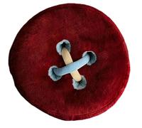 Coussin de siège Rond Polyvalent en Coton PP, Pouf de Remplissage pour la Relaxation à la Maison, Oreiller de en Fourrure
