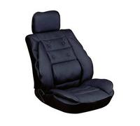 Coussin de siege avec appui dos noir