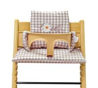 Coussin de Siège Stokke Applicable à Tripp Trapp : Lot de 2 coussins de chaise haute imperméables et doux, déhoussables pour un nettoyage facile, fixation simple