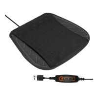 Coussin de siège ventilé - Coussin de refroidissement pour siège de voiture, vitesses réglables, pour siège ventilé, vitesses, connexion USB, 8 ventilateurs, solution Sile