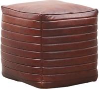 Coussin de siège vintage Pouf Tabouret Siège Pouf Cuir