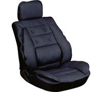 Coussin de Siege avec Appui Dos Noir, Coussin Voiture, Coussin Assise