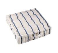 Coussin de sol 45x45 cm St Trop marine coton