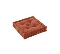 Coussin de Sol 50x50 cm Coton Coloris Terracotta - SOPHIE - ALTOBUY Rouge G