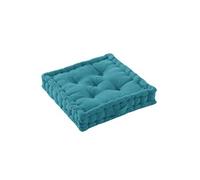 AltoBuy Sophie - Coussin de Sol 50x50cm Coton Coloris Paon