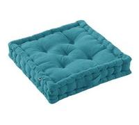 AltoBuy Sophie - Coussin de Sol 50x50cm Coton Coloris Paon