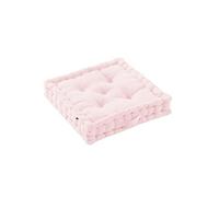 SOPHIE - Coussin de Sol 50x50cm Coton Coloris Pivoine - Altobuy
