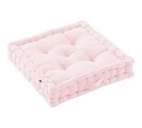 SOPHIE - Coussin de Sol 50x50cm Coton Coloris Pivoine - Altobuy