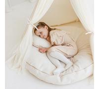 Coussin de sol bouclette creme