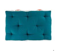 Atmosphera Créateur d'intérieur - Coussin Palette Extérieur "Yucatan" 80x120cm Bleu Canard G
