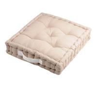 Eminza Coussin de sol Stof Duo 45x45 cm 100% coton couleur lin